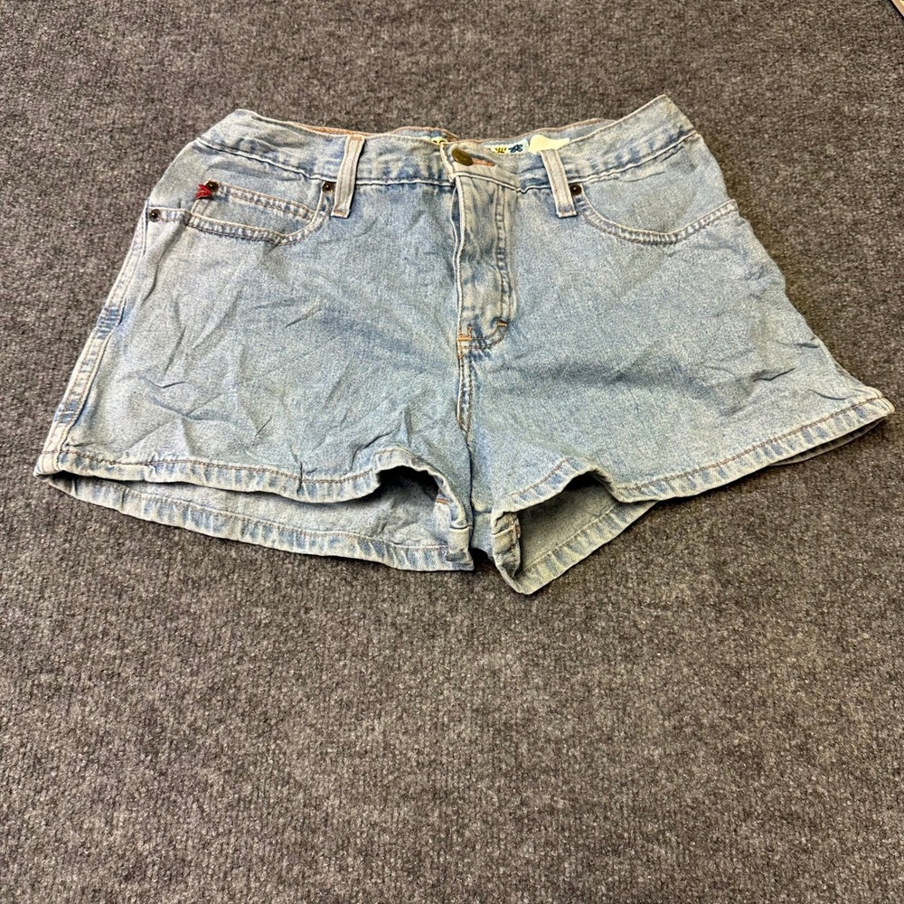 Mudd Shorts Womens Size 11 Blue Cotton Denim Light Wash Y2K Casual 4EY496